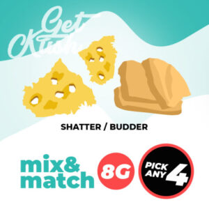Shatter/Budder – 8G – Mix & Match – Pick Any 4