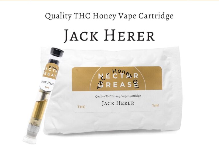 Nectar Grease – Jack Herer THC Vape Cartridge 1mL