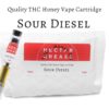 Nectar Grease – Sour Diesel THC Vape Cartridge 1mL