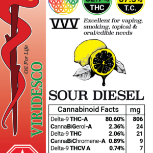 Viridesco Live Resin – Sour Diesel