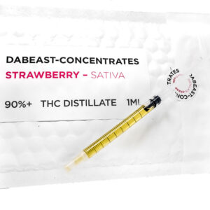 DABEAST CONCENTRATES – Distillate THC- STRAWBERRY