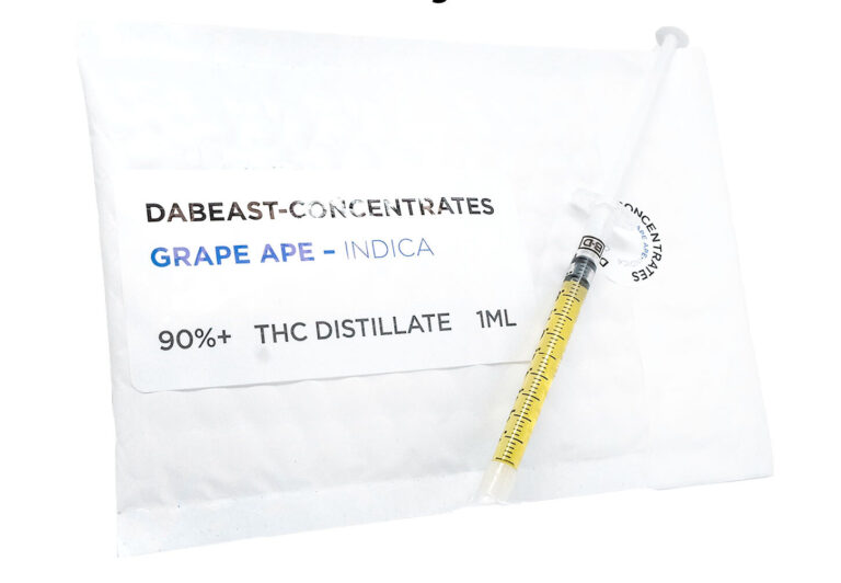 DABEAST CONCENTRATES – THC Distillate- GRAPE APE
