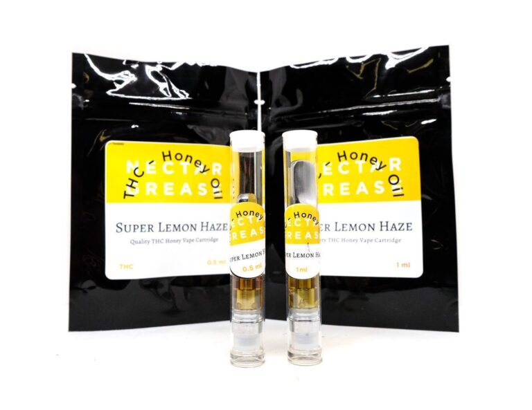 Nectar Grease – Super Lemon Haze THC Vape Cartridge
