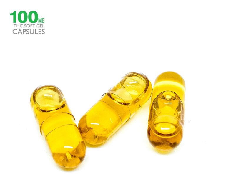 100mg THC Hemp Seed Oil Capsules