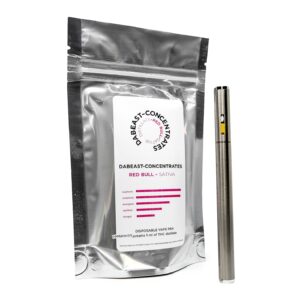 DABEAST CONCENTRATES-Red Bull- Disposable THC Distillate Pen