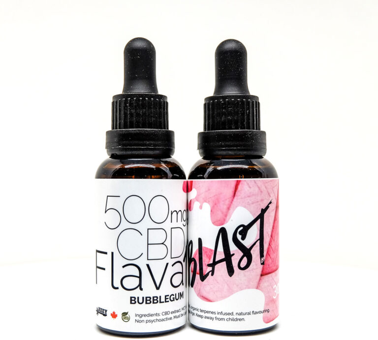 500mg CBD FLAVA BLAST- Bubble Gum – Keey