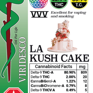 Viridesco Live Resin – LA Kush Cake
