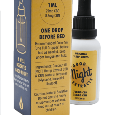 3:1 CBD/CBN Original Sleep Drops – Good Night Extracts