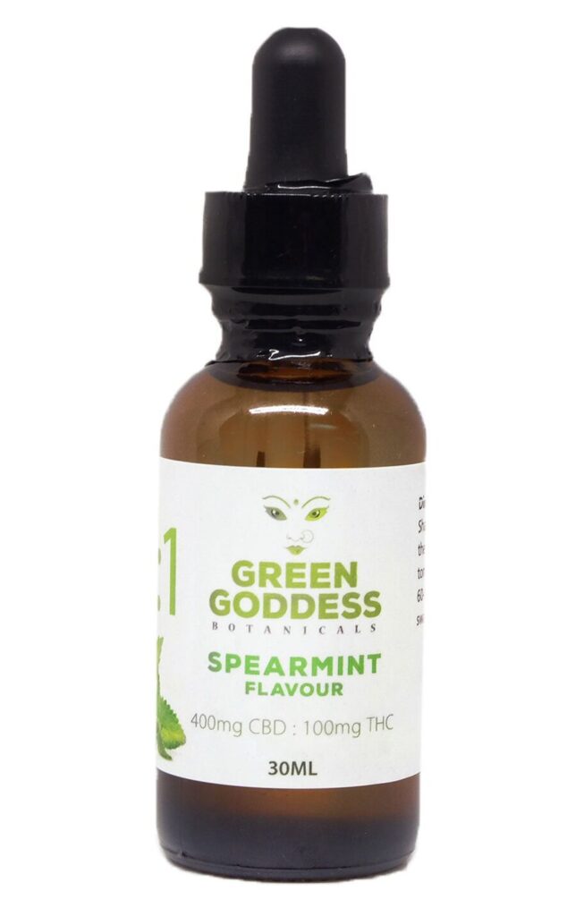 4:1 Tincture (30mL) Spearmint Flavour Green Goddess