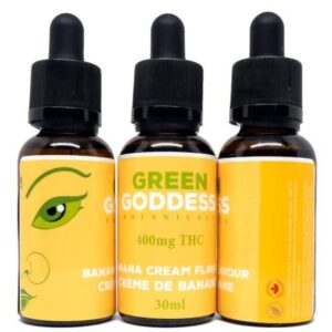 400mg THC Tincture Banana Cream Flavour – Green Goddess