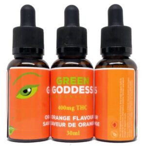 400mg THC Tincture Orange Flavour – Green Goddess